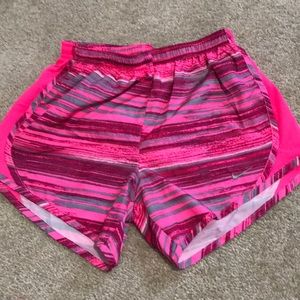 Pink Patterned Nike Tempo Shorts